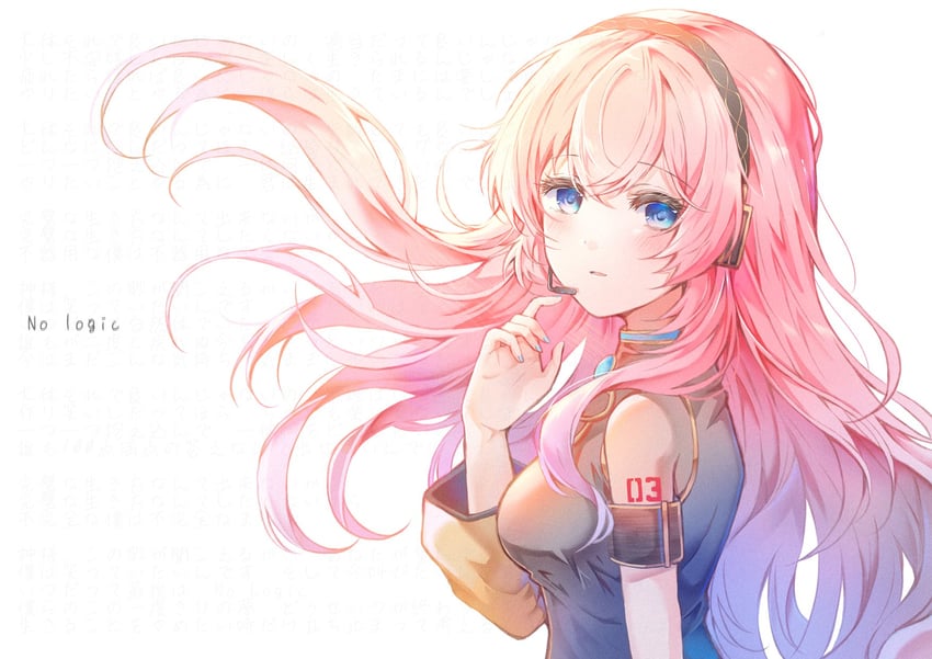 megurine luka (vocaloid and 1 more) drawn by namamake