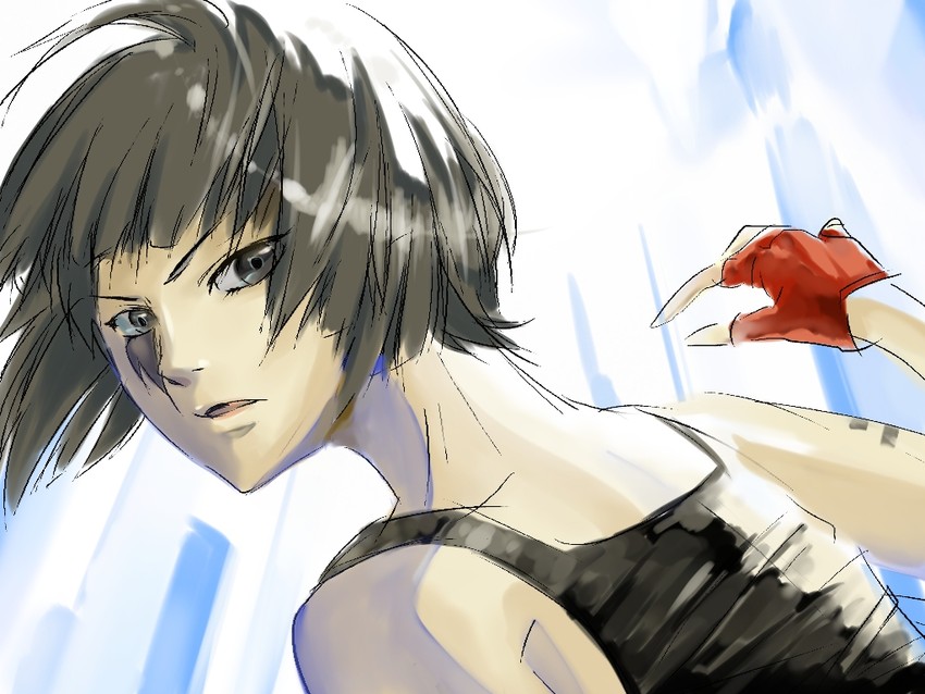 faith connors (mirror's edge) drawn by namaham