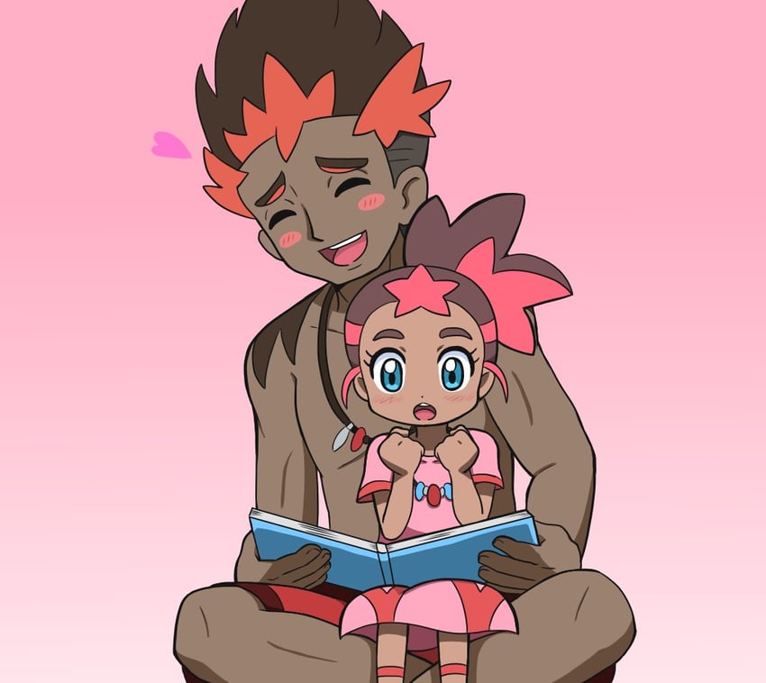 kiawe and mimo (pokemon and 1 more) drawn by takamame