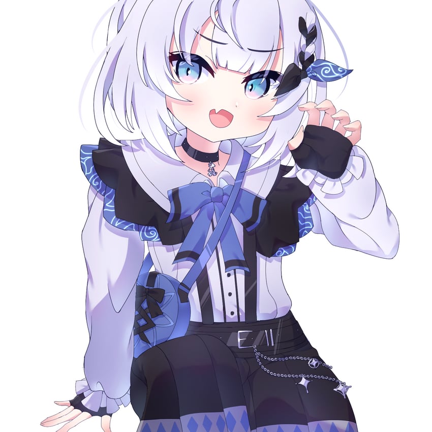 vestia zeta (hololive and 1 more) drawn by cross_(vgne4542)