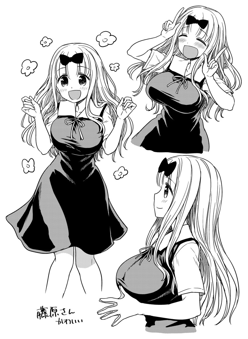 fujiwara chika (kaguya-sama wa kokurasetai ~tensai-tachi no renai zunousen~) drawn by itou_yuuji