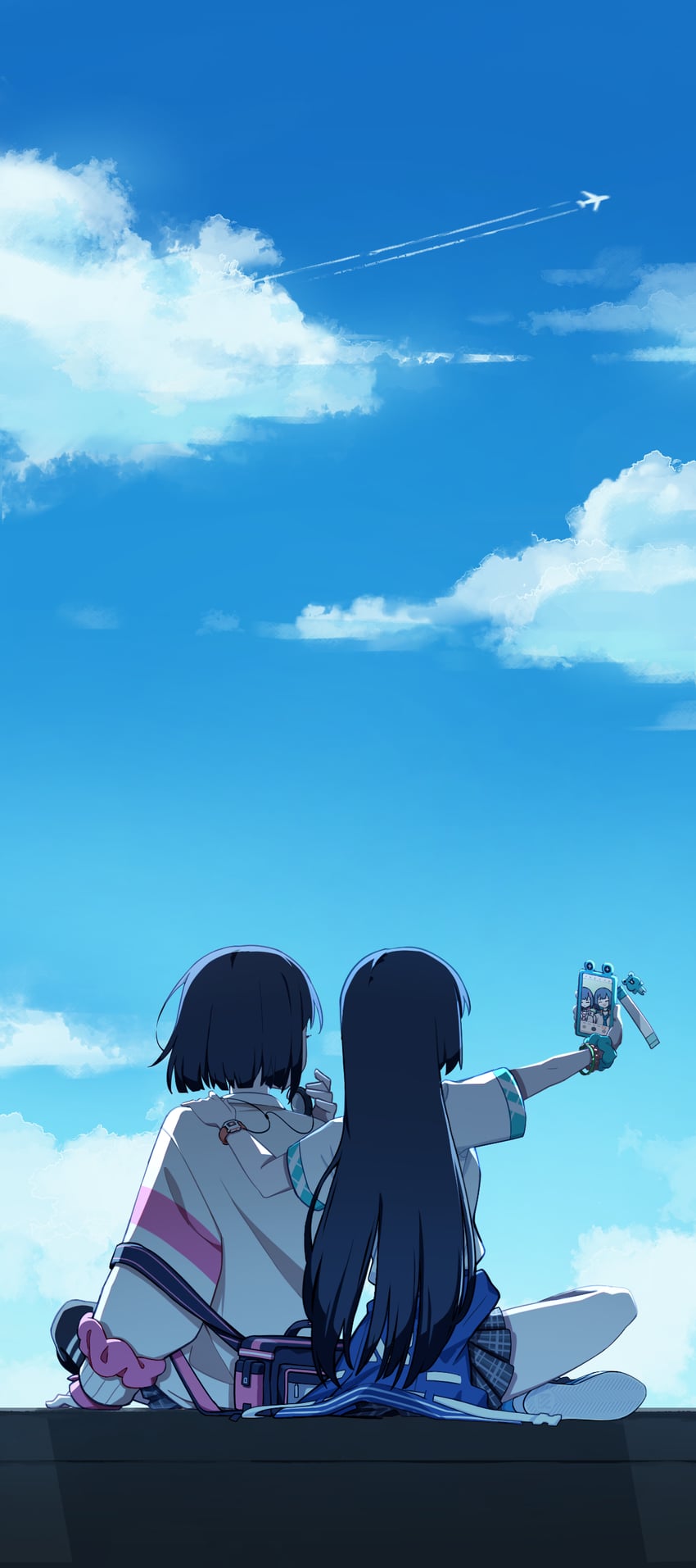 marlene and debi (black survival and 1 more) drawn by mnnnya