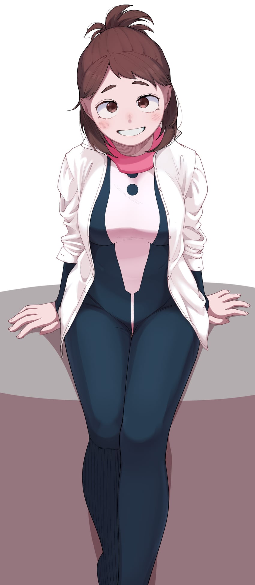 uraraka ochaco (boku no hero academia) drawn by tongu_11