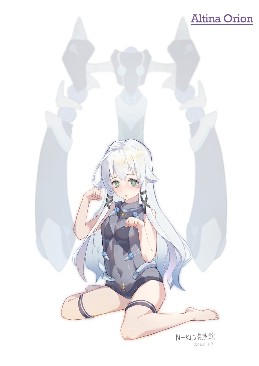 altina orion and claiomh solais (eiyuu densetsu and 3 more) drawn by n100924