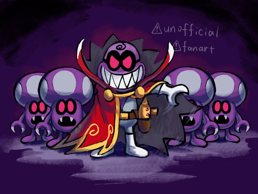 fawful and shroob (mario and 2 more) drawn by mari_luijiroh
