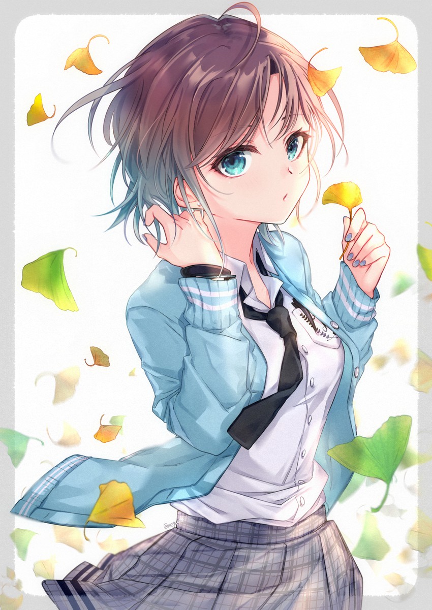 asakura toru (idolmaster and 1 more) drawn by megane_poni