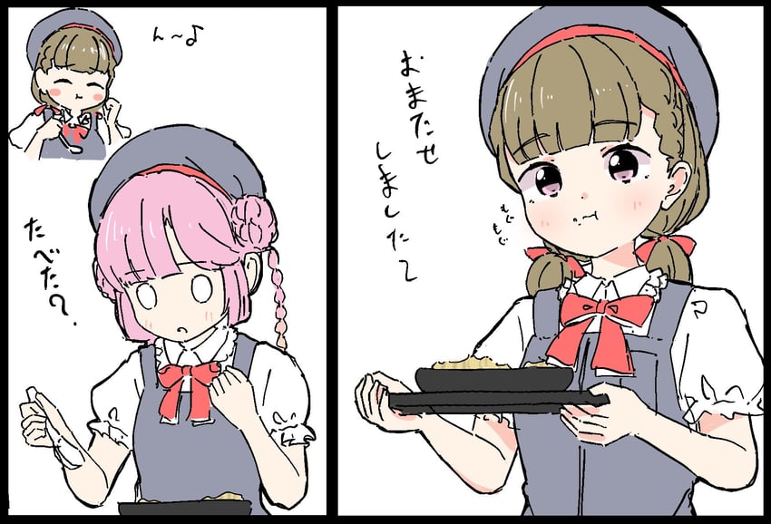 anyoji hime and kachimachi kosuzu (love live! and 2 more) drawn by tazaki_masanobu