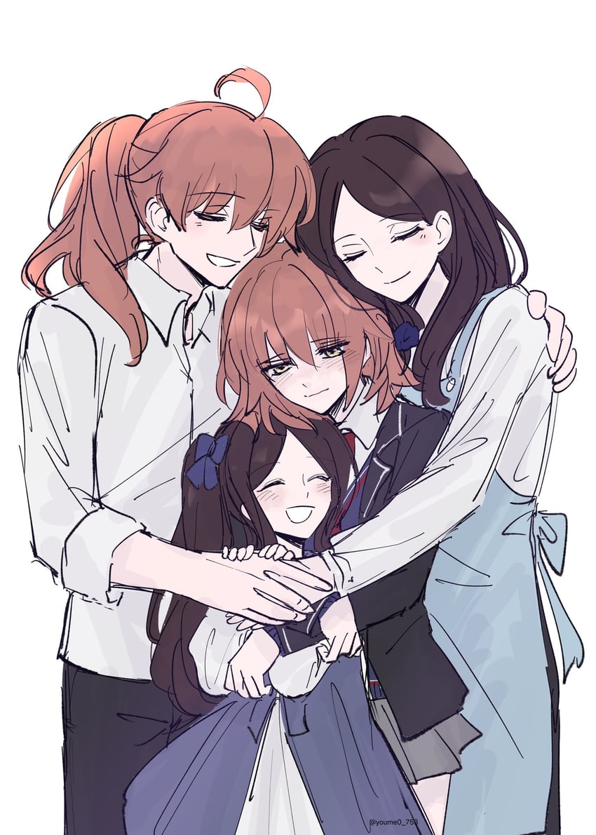 fujimaru ritsuka, leonardo da vinci, and romani archaman (fate and 1 more) drawn by youme0_753