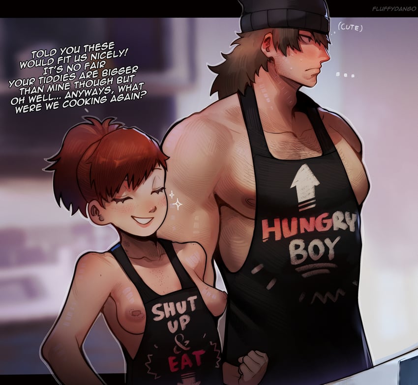 shiomi kotone and aragaki shinjirou (persona and 2 more) drawn by fluffydango