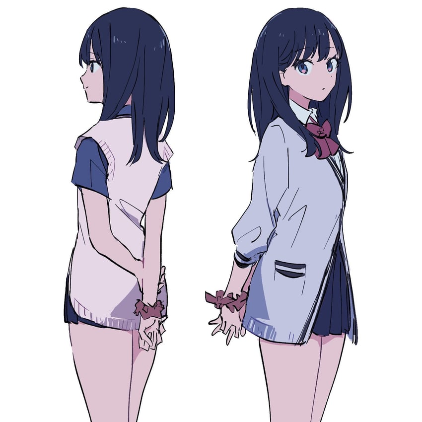 takarada rikka (gridman universe and 1 more) drawn by himagosan