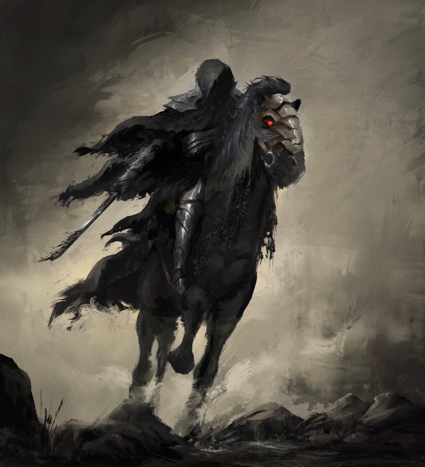 nazgul (tolkien's legendarium and 1 more) drawn by rioyudha22