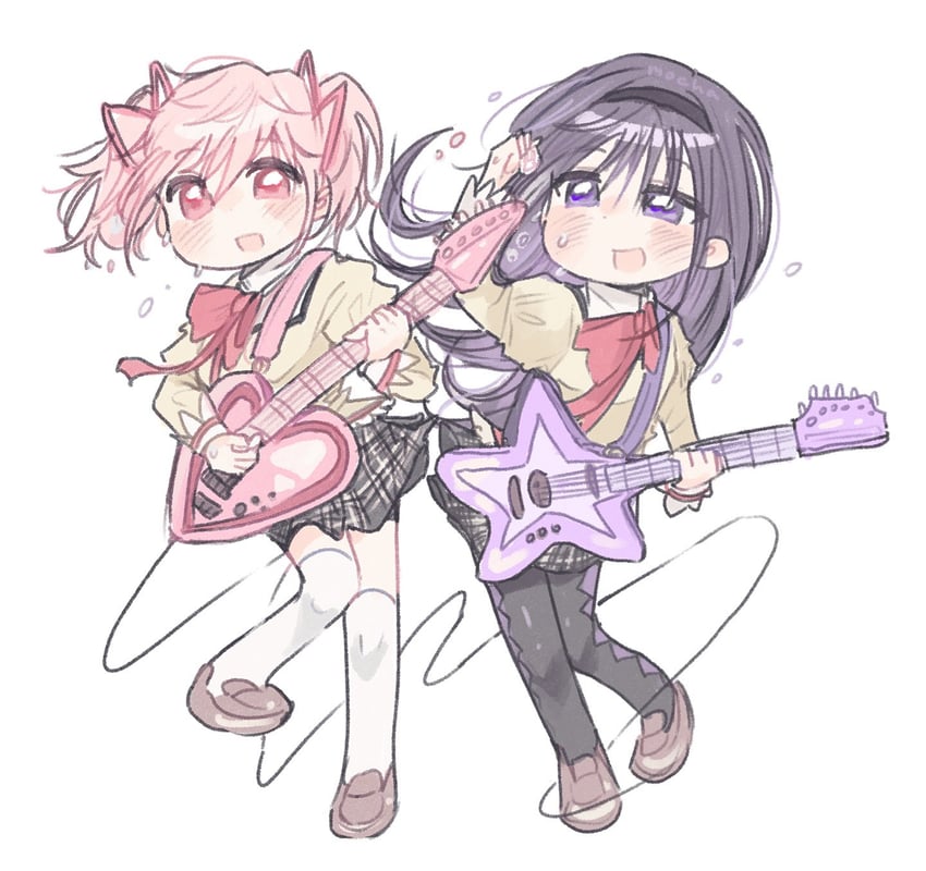 akemi homura and kaname madoka (mahou shoujo madoka magica) drawn by kerimka31328031