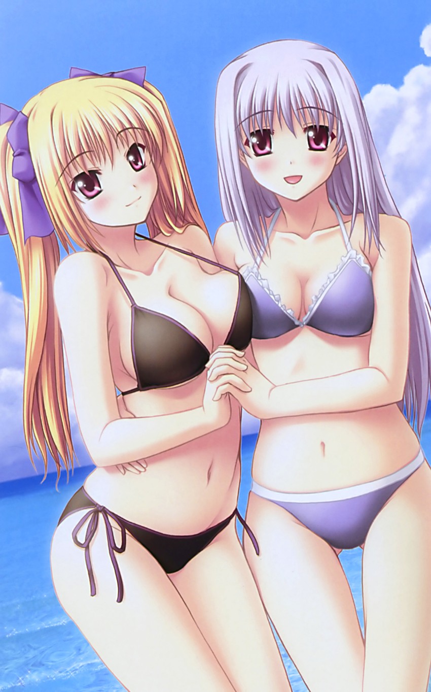 yugiri perserte and yugiri princesca (shinkyoku soukai polyphonica) drawn by kannatsuki_noboru