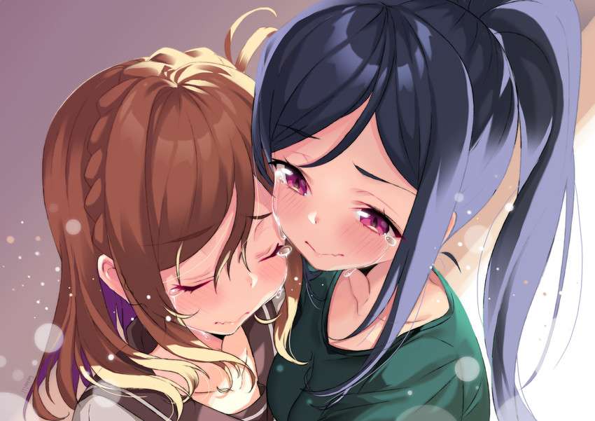 matsuura kanan and ohara mari (love live! and 1 more) drawn by kikimi
