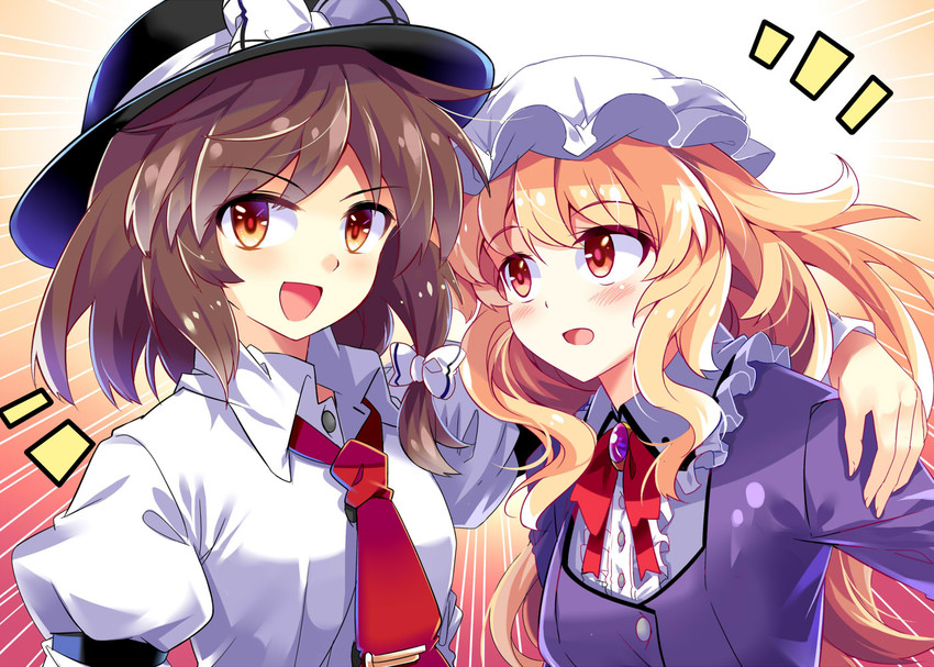 usami renko and maribel hearn (touhou) drawn by e.o.