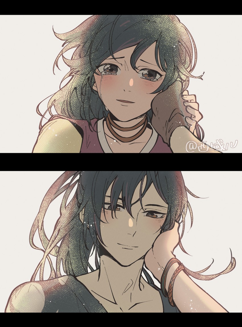 hyakkimaru and dororo (dororo) drawn by xi_yuu