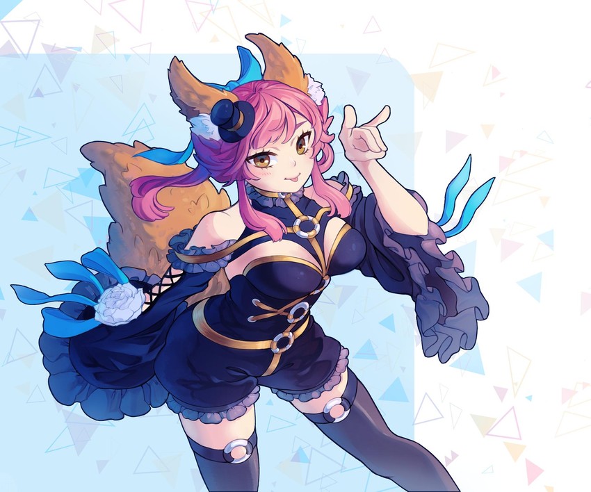 tamamo and tamamo no mae (fate and 3 more) drawn by jellypon