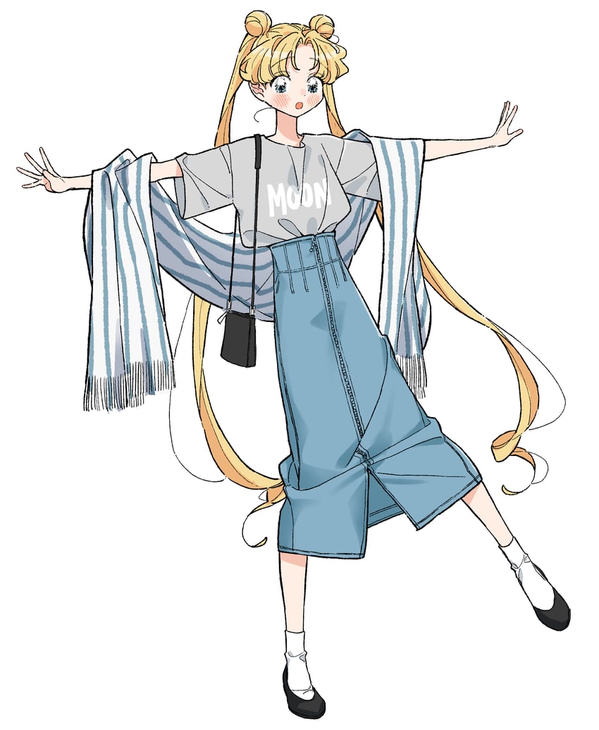 tsukino usagi (bishoujo senshi sailor moon) drawn by neginoaoitokoro