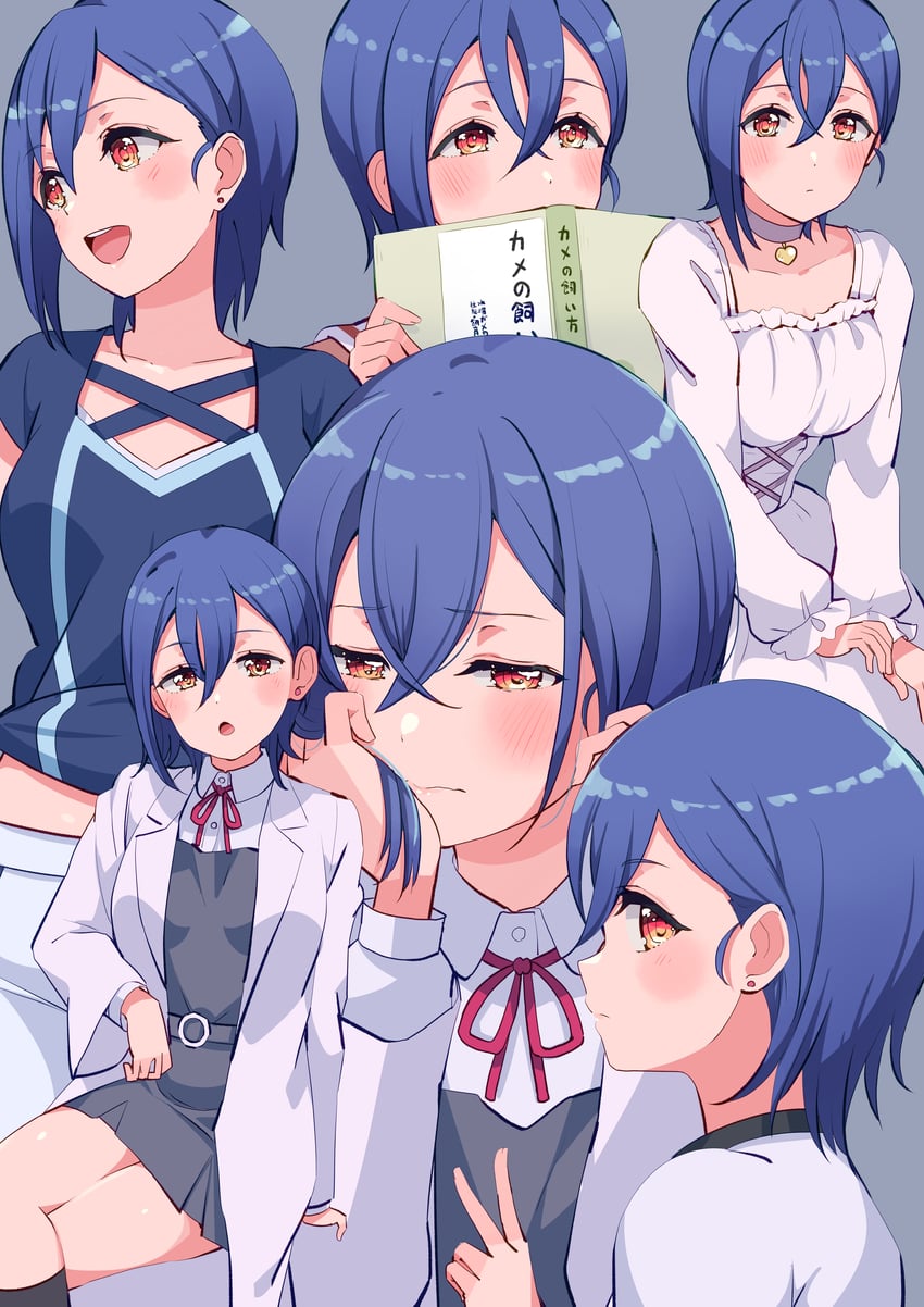 wakana shiki (love live! and 1 more) drawn by cream_(nipakupa)