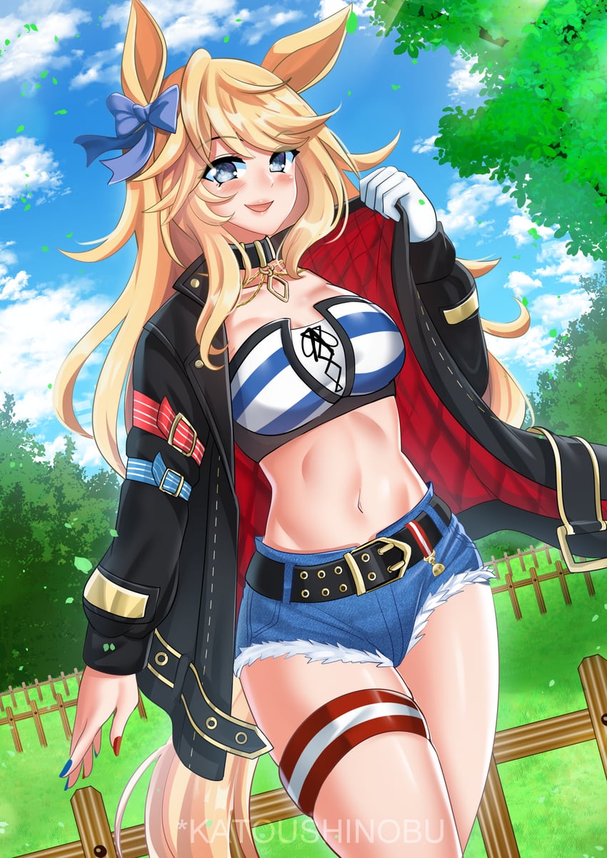 gold city (umamusume) drawn by katou_shinobu