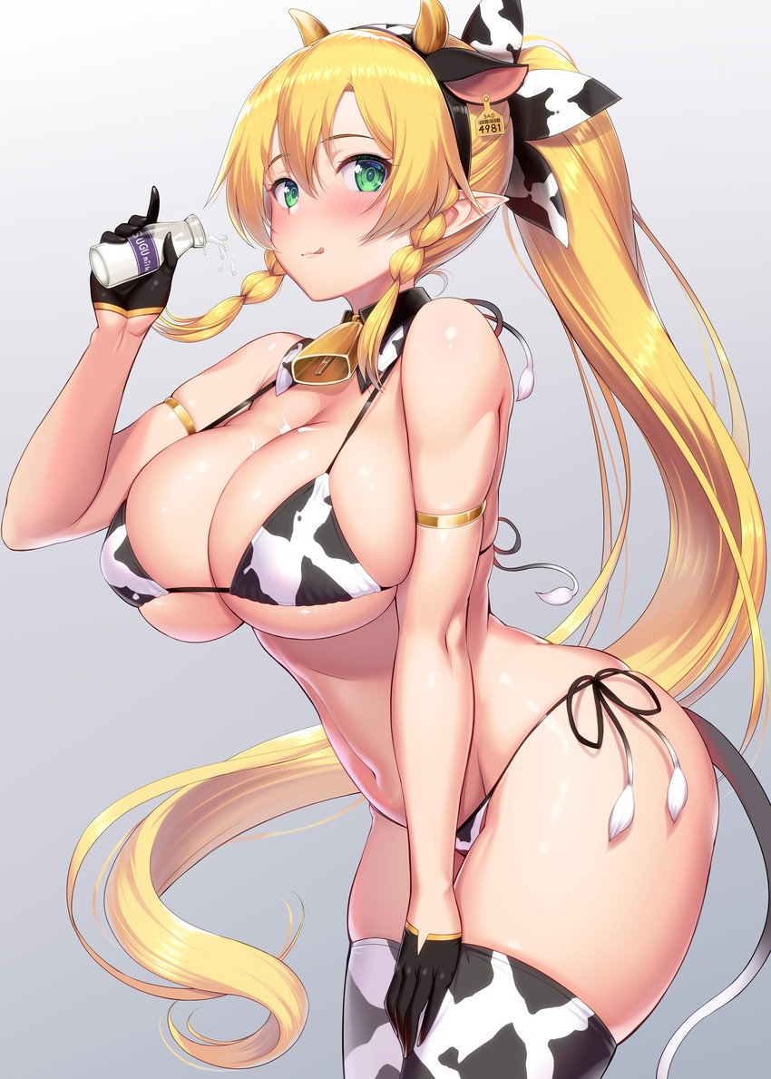 leafa (sword art online) drawn by kawase_seiki