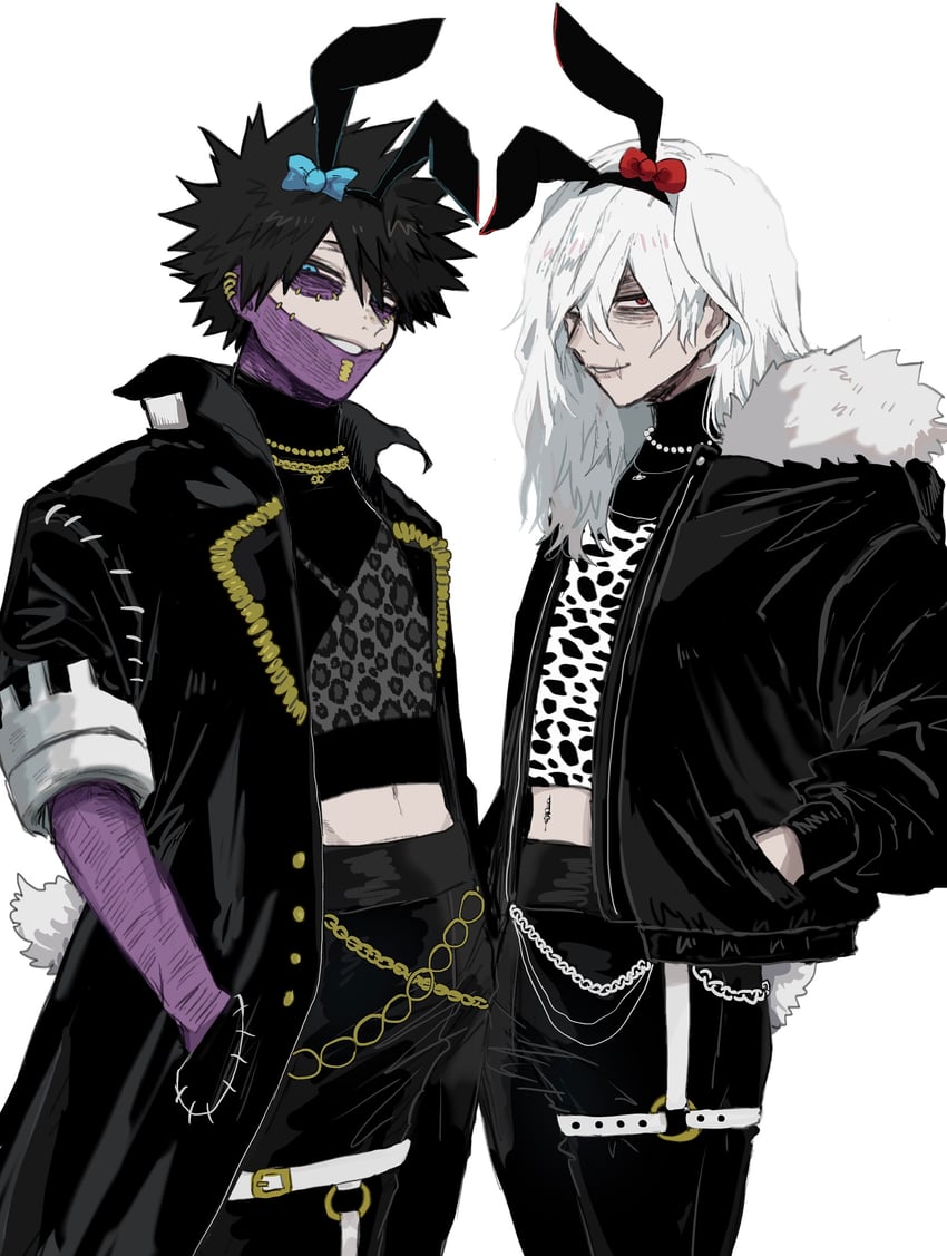 dabi and shigaraki tomura (boku no hero academia) drawn by ametaro_(ixxxzu)