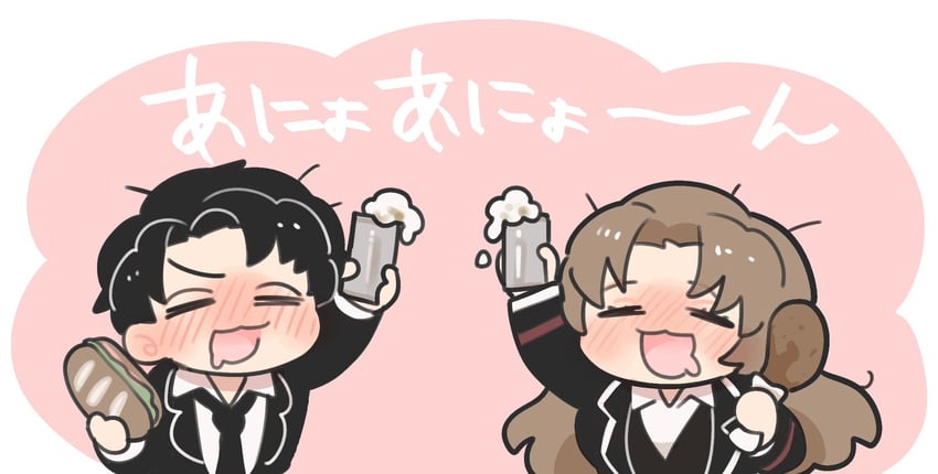 rodion and roland (project moon and 2 more) drawn by kojocho05