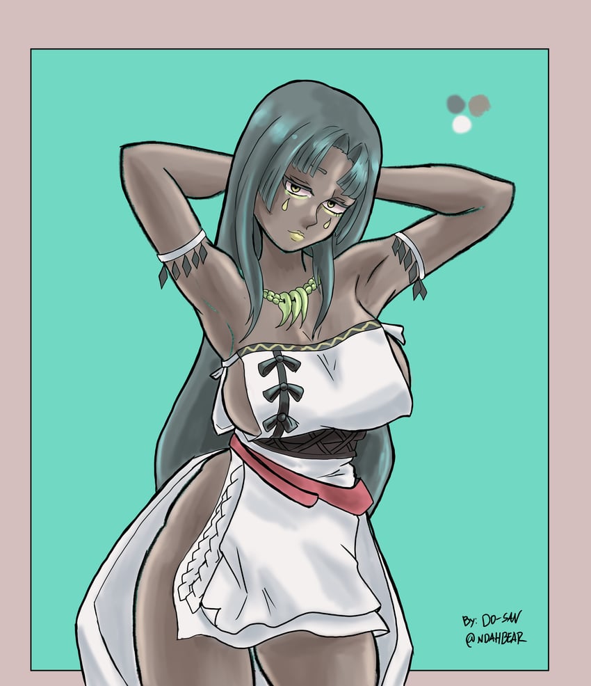 scheherazade and himiko (fate and 1 more) drawn by ndahbear