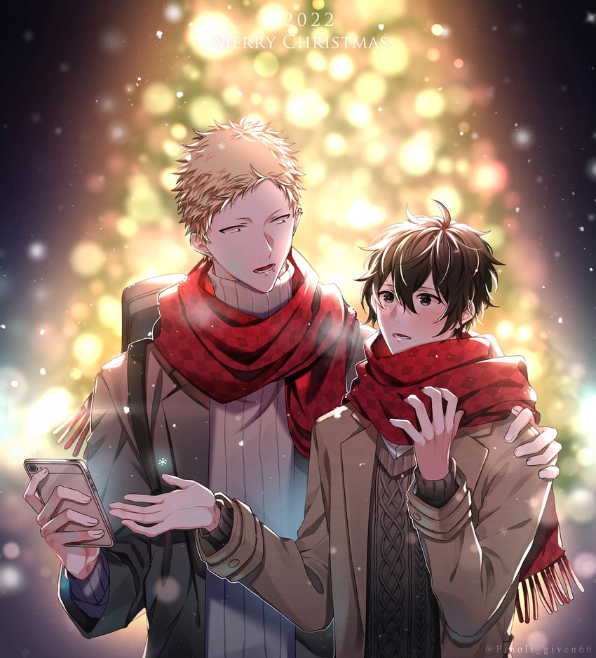murata ugetsu and kaji akihiko (given) drawn by pinoli_(pinoli66)
