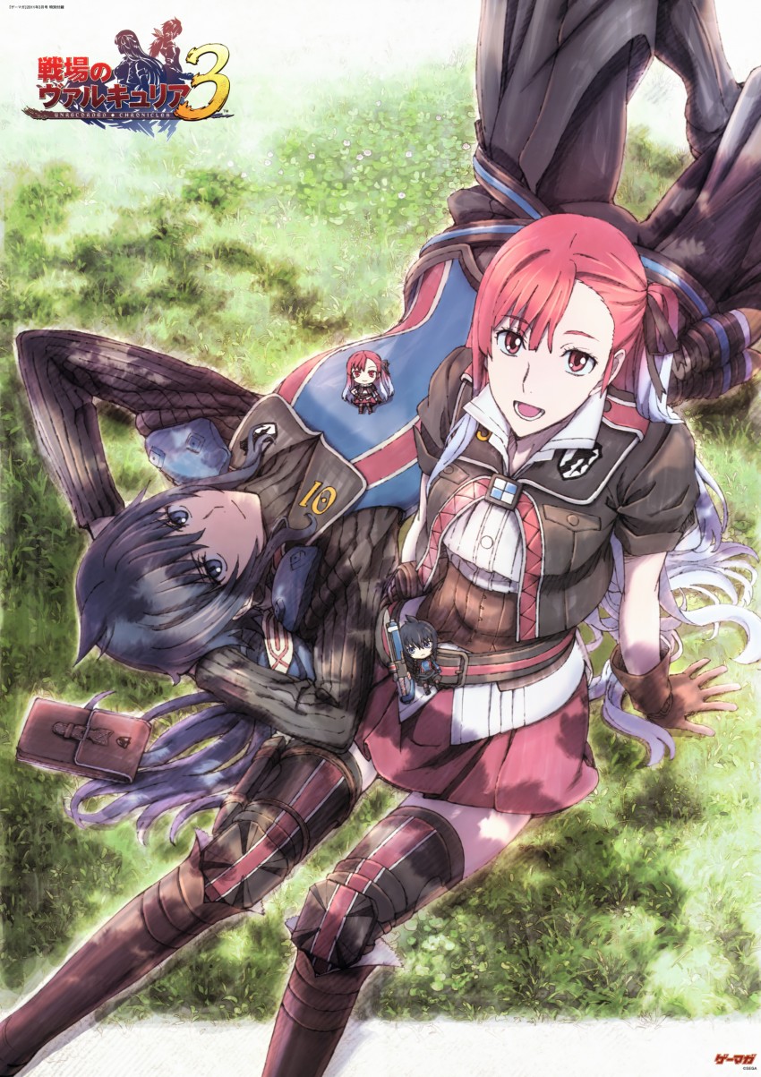 riela marcellis and imca (senjou no valkyria and 1 more) drawn by tadano_kazuko