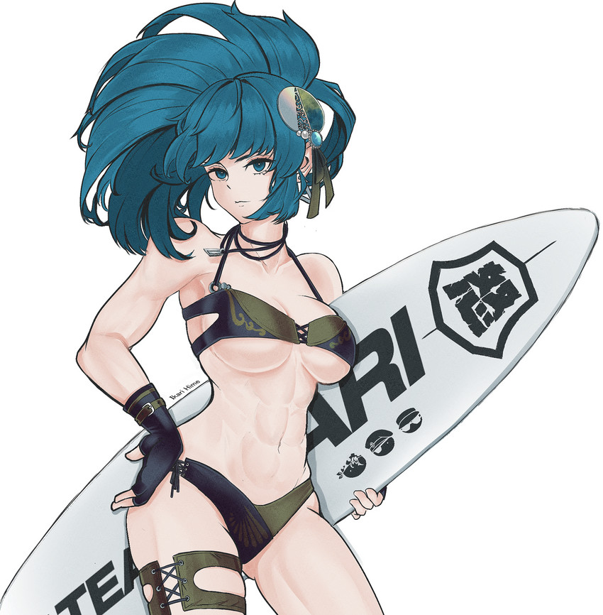leona heidern (the king of fighters and 3 more) drawn by ikari_hime