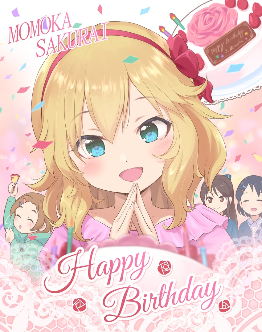 tachibana arisu, sakurai momoka, sasaki chie, and ryuzaki kaoru (idolmaster and 2 more) drawn by yama_tatsuo