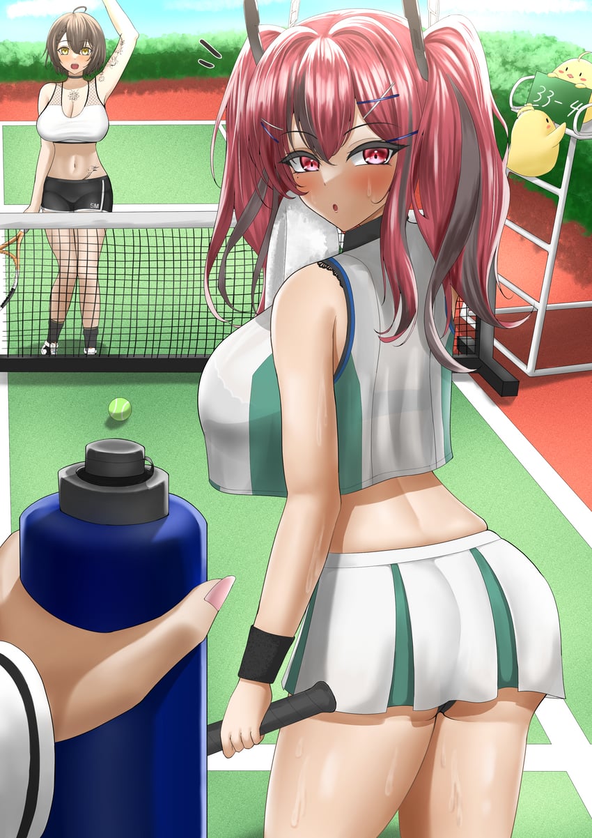 manjuu, bremerton, commander, and baltimore (azur lane) drawn by osasa_(osasabeaf)