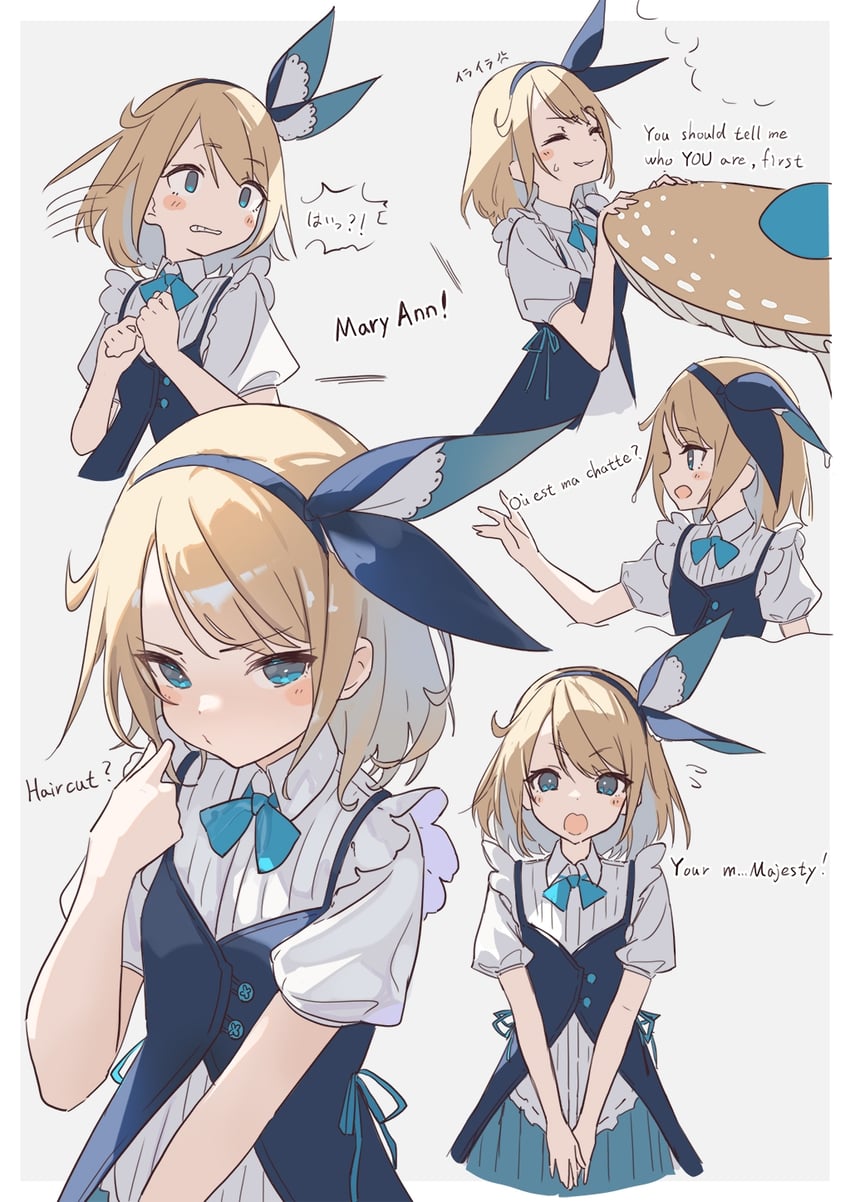 alice (alice's adventures in wonderland) drawn by wakuseiy