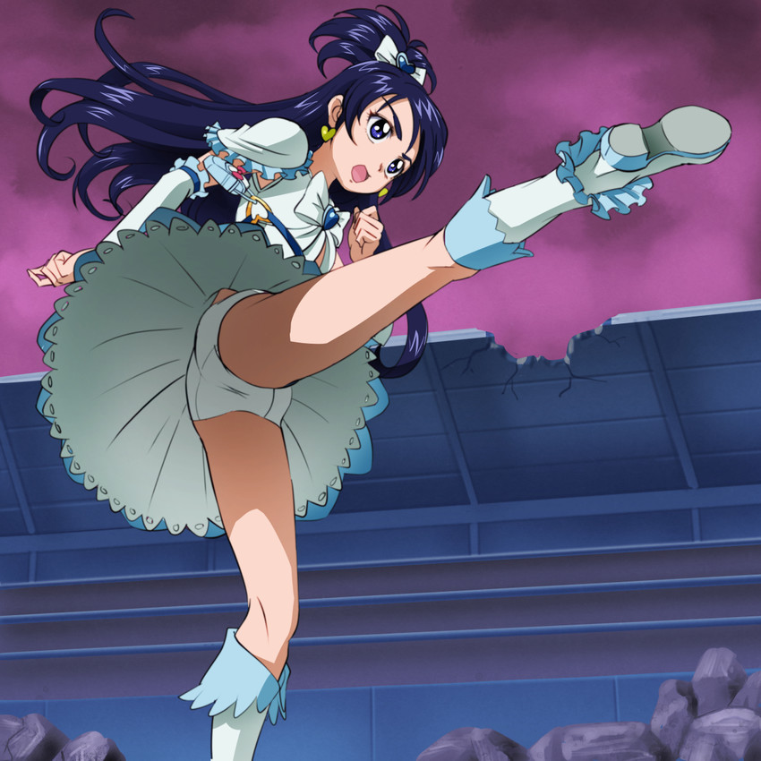 yukishiro honoka and cure white (precure and 1 more) drawn by mont_blanc_(heartcatch_ayaya)