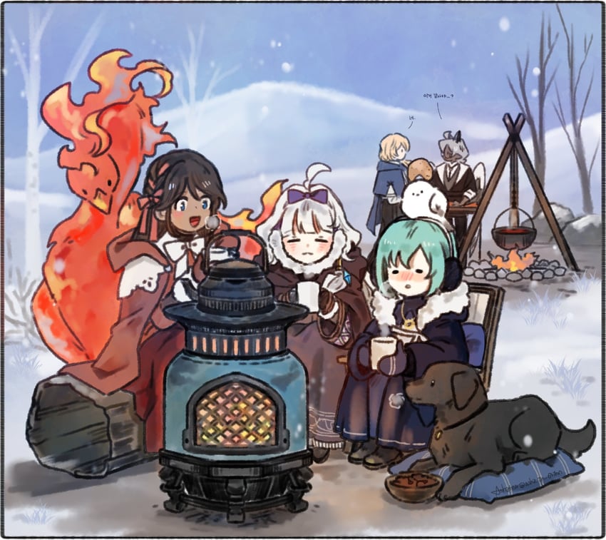 rowan, cowenna, and eochaid (mabinogi) drawn by asha_in_erinn