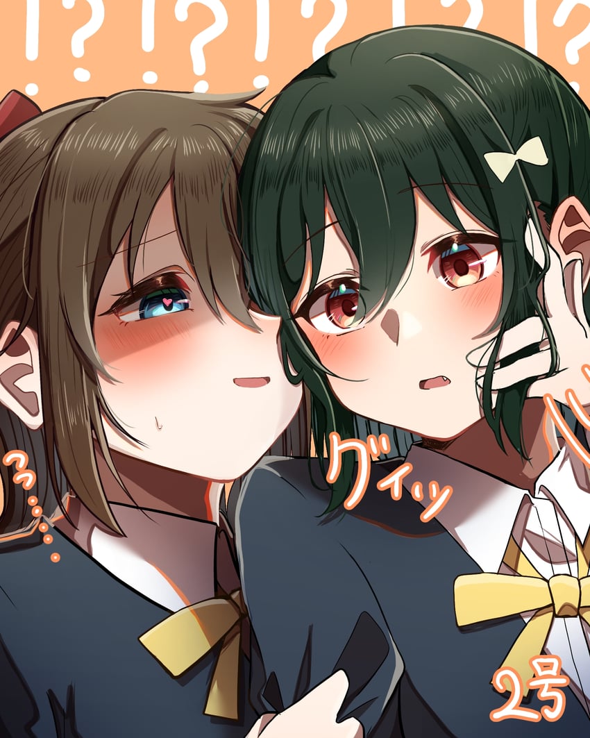 osaka shizuku and mifune shioriko (love live! and 1 more) drawn by watagashi_nisei_(aoiro_2-gou)