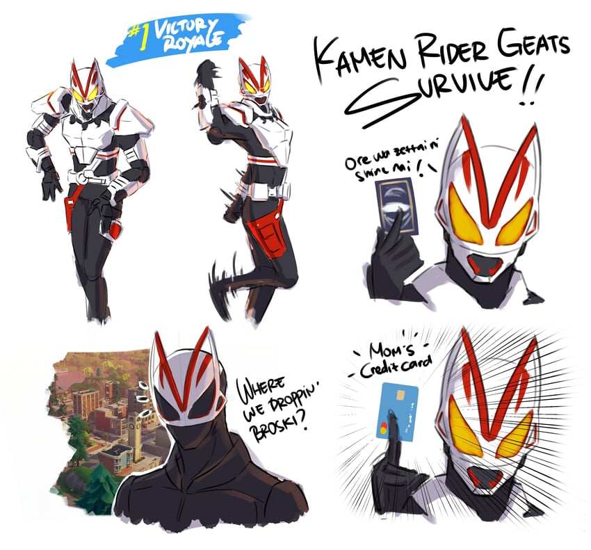 kamen rider geats (kamen rider and 3 more) drawn by coolpsyco