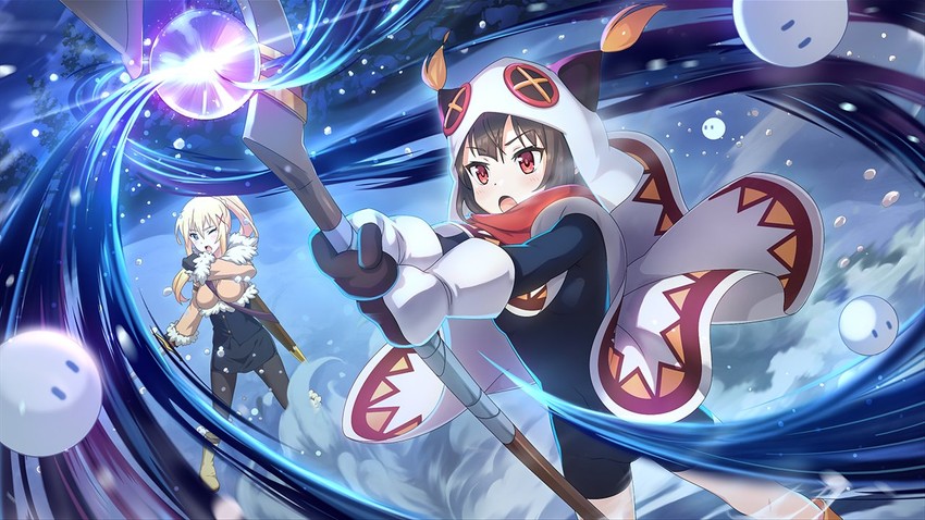 megumin and darkness (kono subarashii sekai ni shukufuku wo! and 1 more)