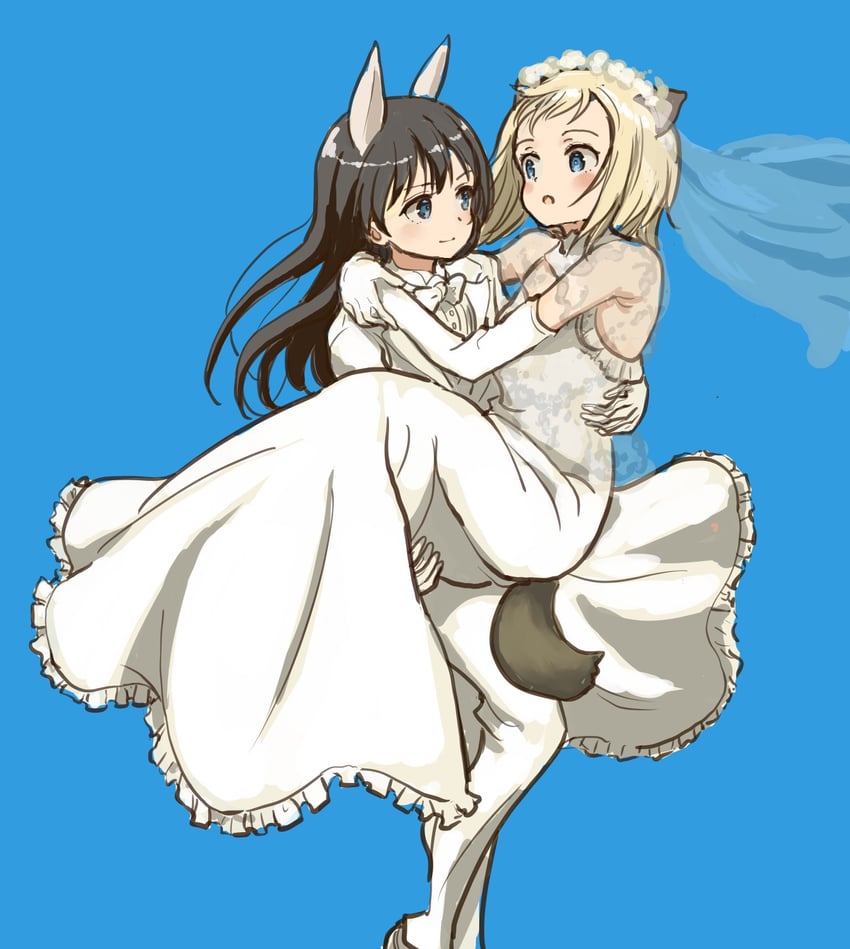anabuki tomoko and elma leivonen (world witches series and 1 more) drawn by murayama_kei