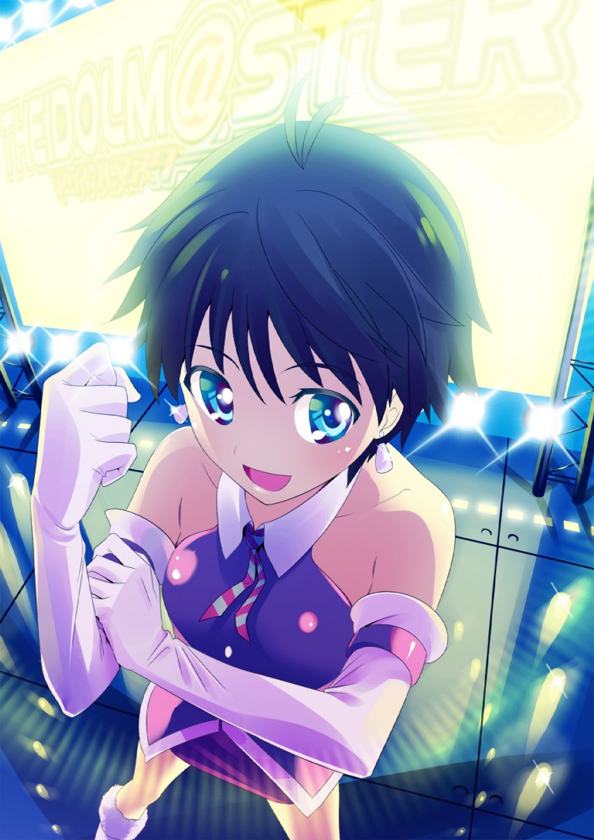 kikuchi makoto (idolmaster and 1 more) drawn by zpolice