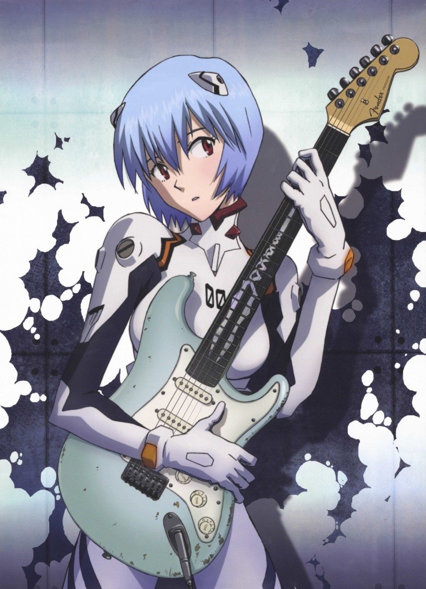 ayanami rei (neon genesis evangelion and 1 more) drawn by tsurumaki_kazuya