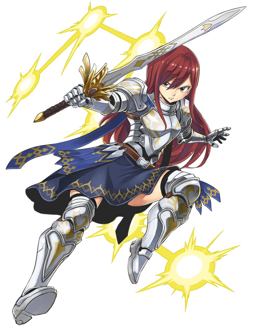 erza scarlet (fairy tail and 1 more) drawn by mashima_hiro