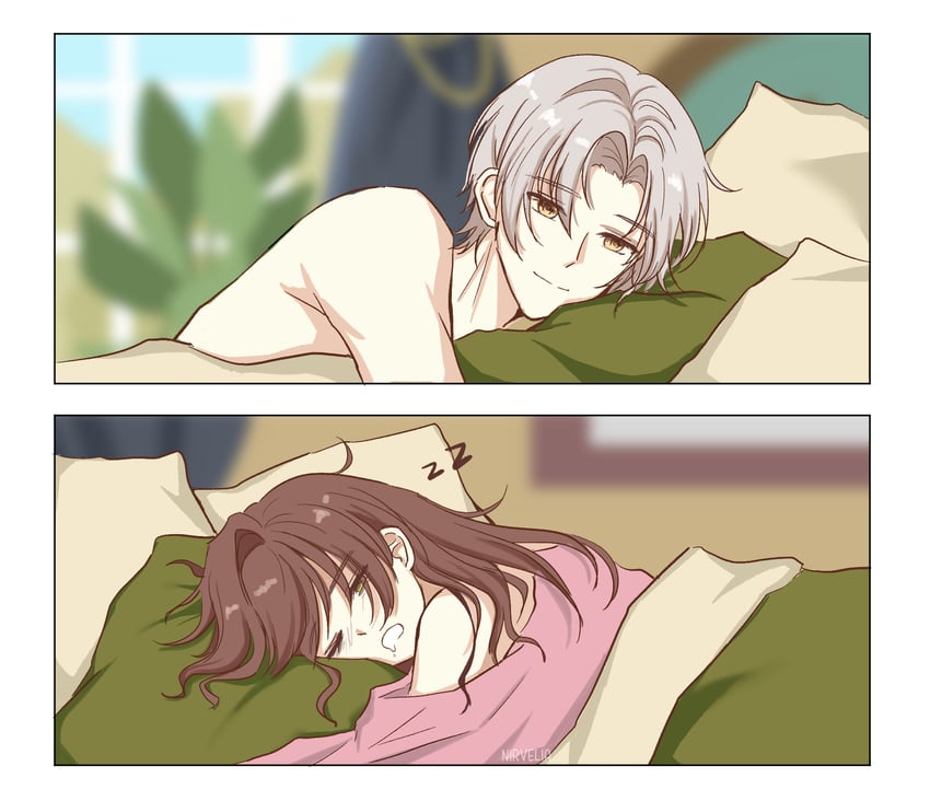 rosa and vyn richter (tears of themis) drawn by nirvelia
