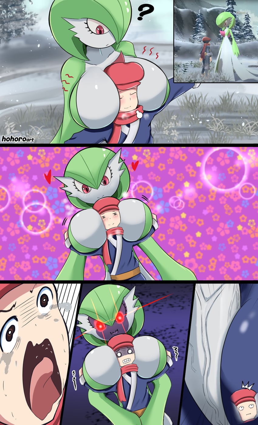 gardevoir and rei (pokemon and 3 more) drawn by hohoroko