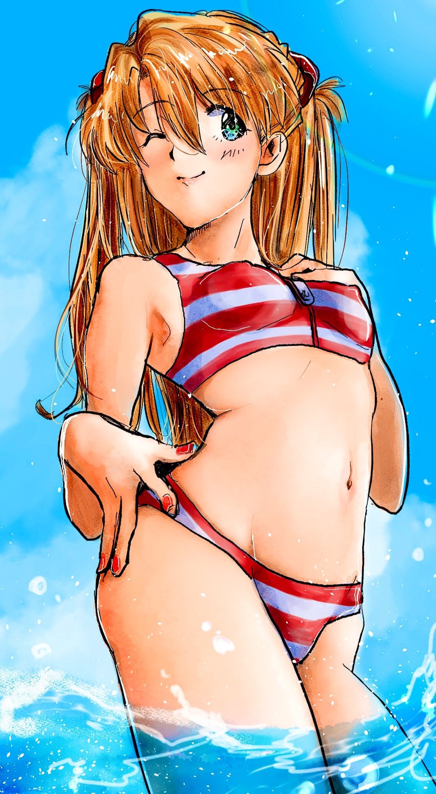 souryuu asuka langley (neon genesis evangelion) drawn by dan_da_dan86