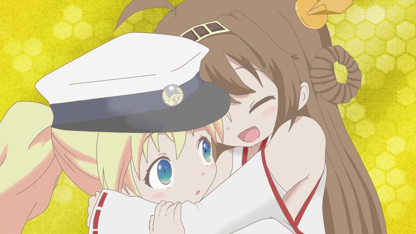 admiral, kongou, kujou karen, alice cartelet, and touyama nao (kantai collection and 1 more) drawn by cell-do_(quzz)