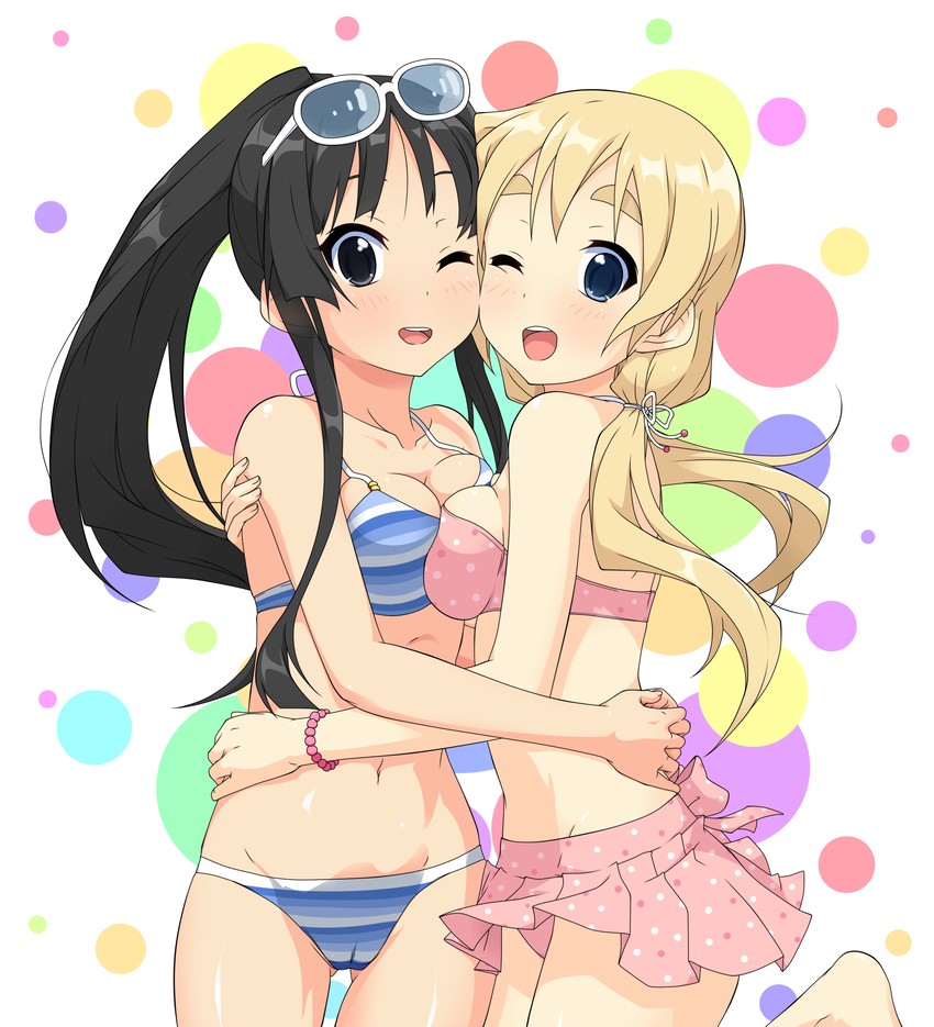 akiyama mio and kotobuki tsumugi (k-on!) drawn by k10k