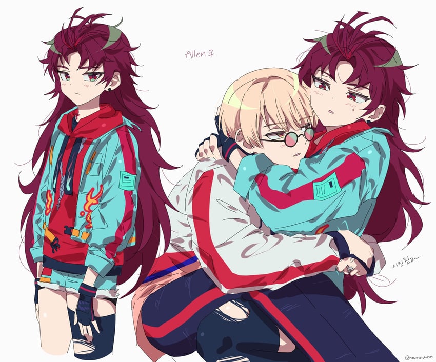 sugasano allen and yeon hajun (paradox live) drawn by nownnownn
