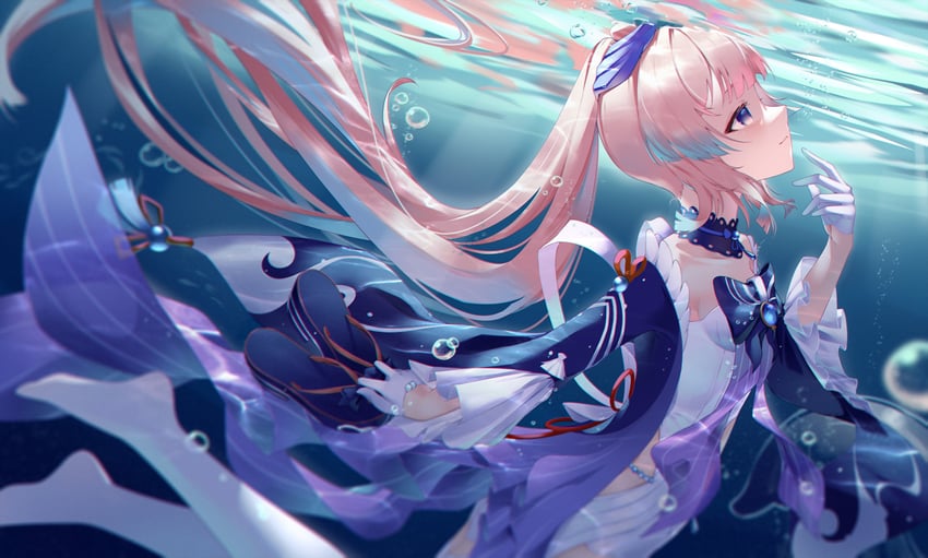 sangonomiya kokomi (genshin impact) drawn by bingchuan_xian_yu_huang